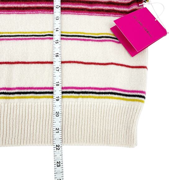 THE ELDER STATESMAN Reverse Stripe Crew Sweater M - Picture 10 of 11